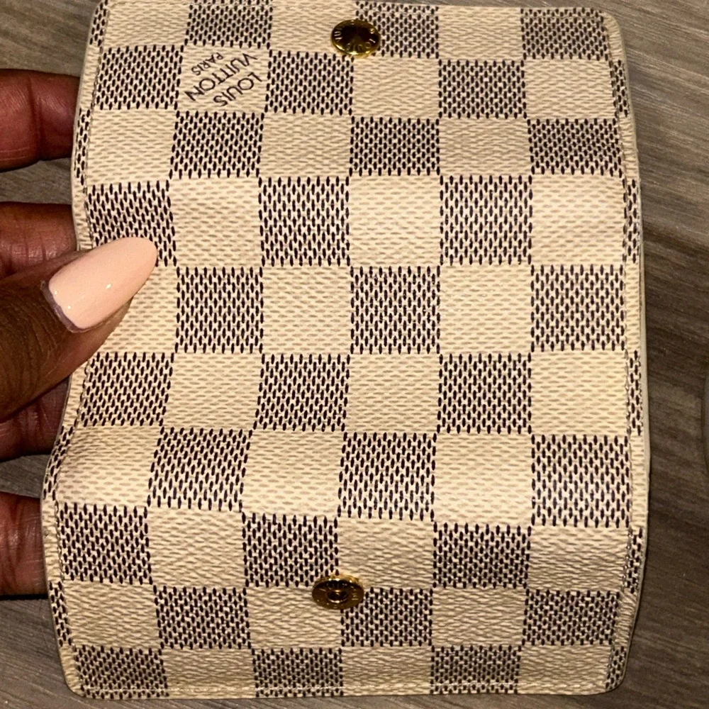 Louis Vuitton Damier Azur 4 Ring Key Holder‎